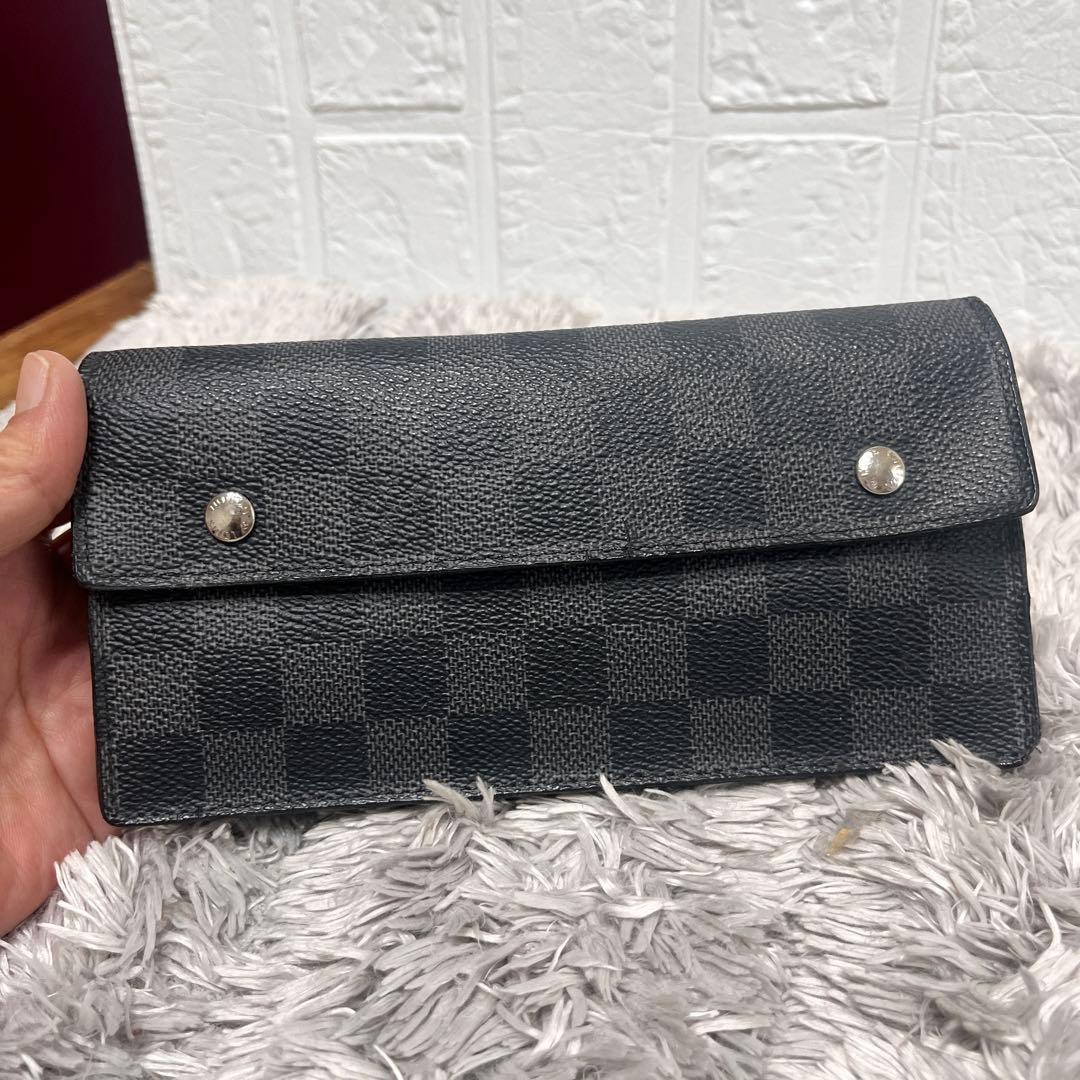 ルイヴィトン アコルディオン ダミエ グラフィック 長財布 ウォレット