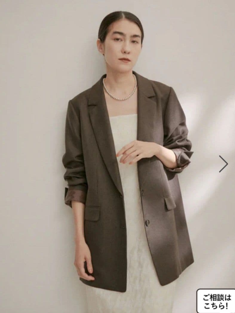 【新品タグ付】テーラードジャケット（ダークブラウン） Perfect Suit FActory（パーフェクト スーツ ファクトリー