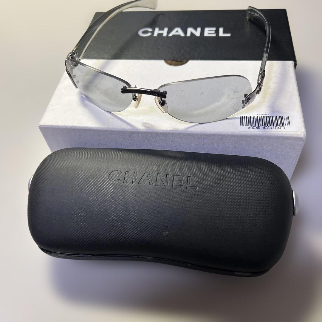 たきや 様　CHANEL シャネル サングラス スモークレンズ　　クリアーグレー たきや 様 CHANEL シャネル サングラス スモークレンズ クリアーグレー