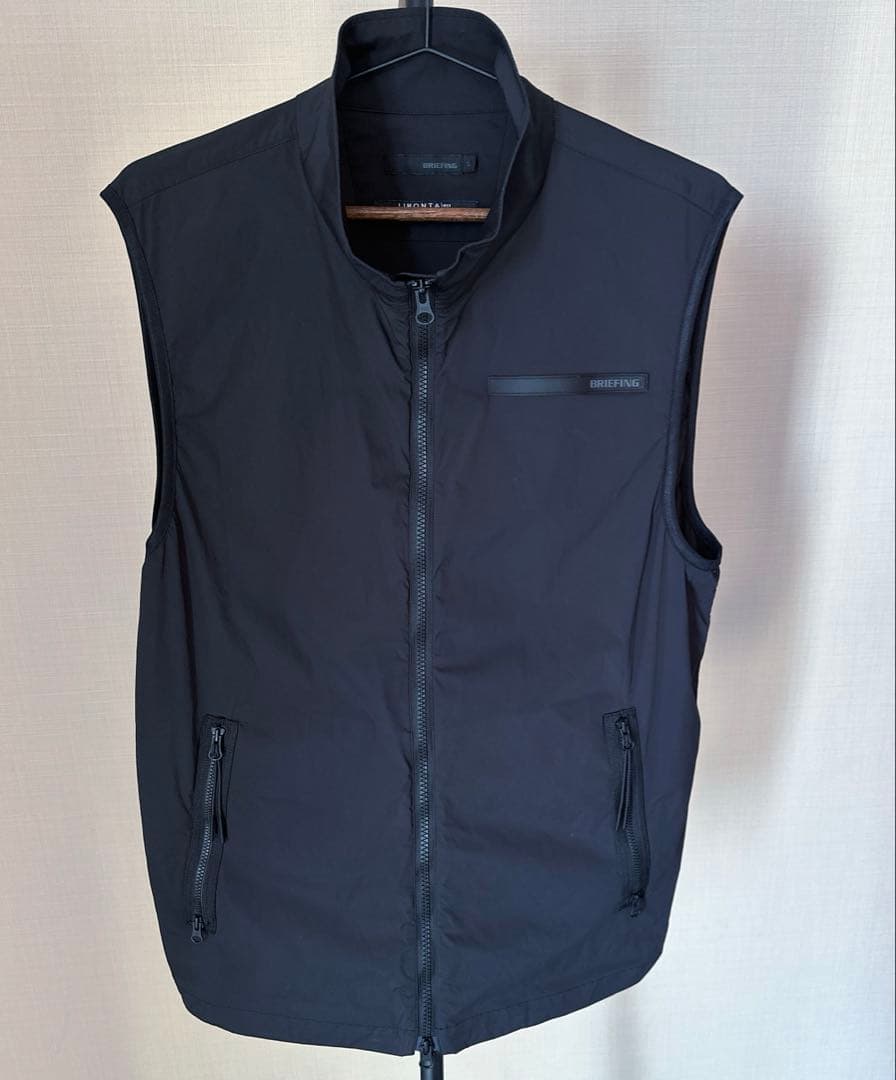 【美品】BRIEFING ブリーフィング LIMONTA ベストL BRIEFING GOLF（ブリーフィングゴルフ） 爆買 ブリーフィング ゴルフ