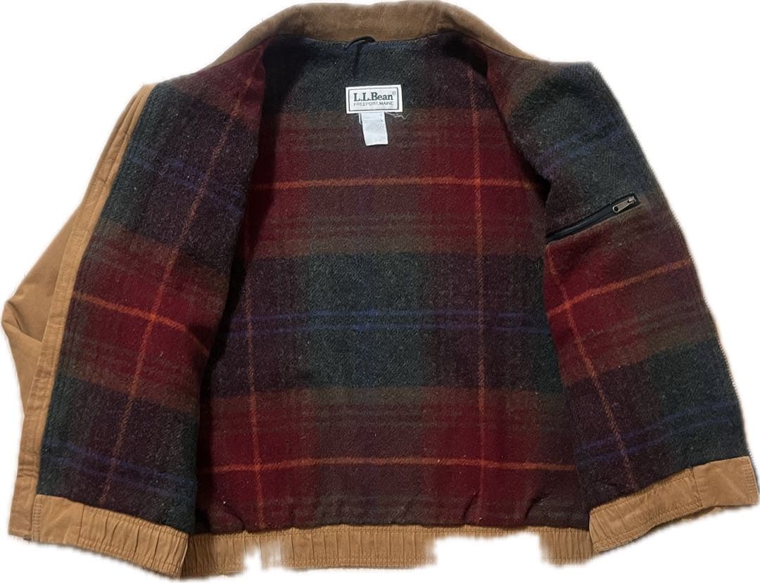 80s〜 L.L.Bean ブラウン デトロイトジャケット　ダックジャケット