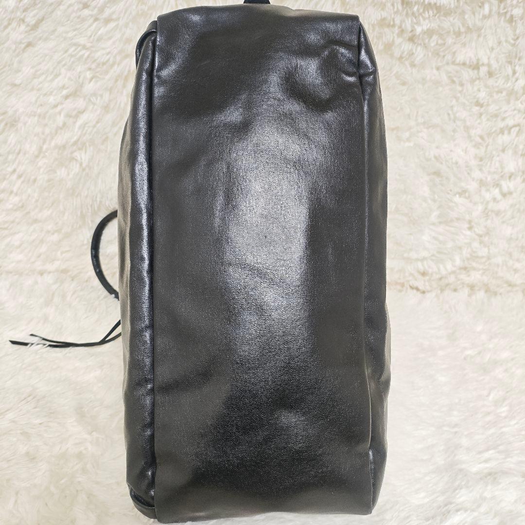 美品✨jas m.b.BLUE ジャスエムビー ボストンバッグ ブラック