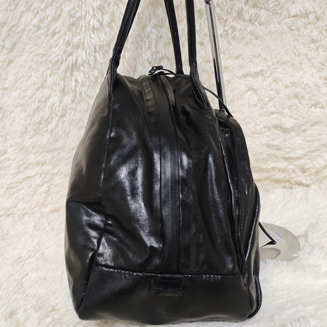 美品✨jas m.b.BLUE ジャスエムビー ボストンバッグ ブラック