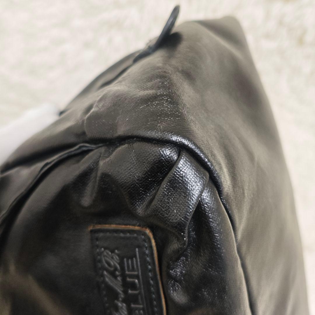 美品✨jas m.b.BLUE ジャスエムビー ボストンバッグ ブラック