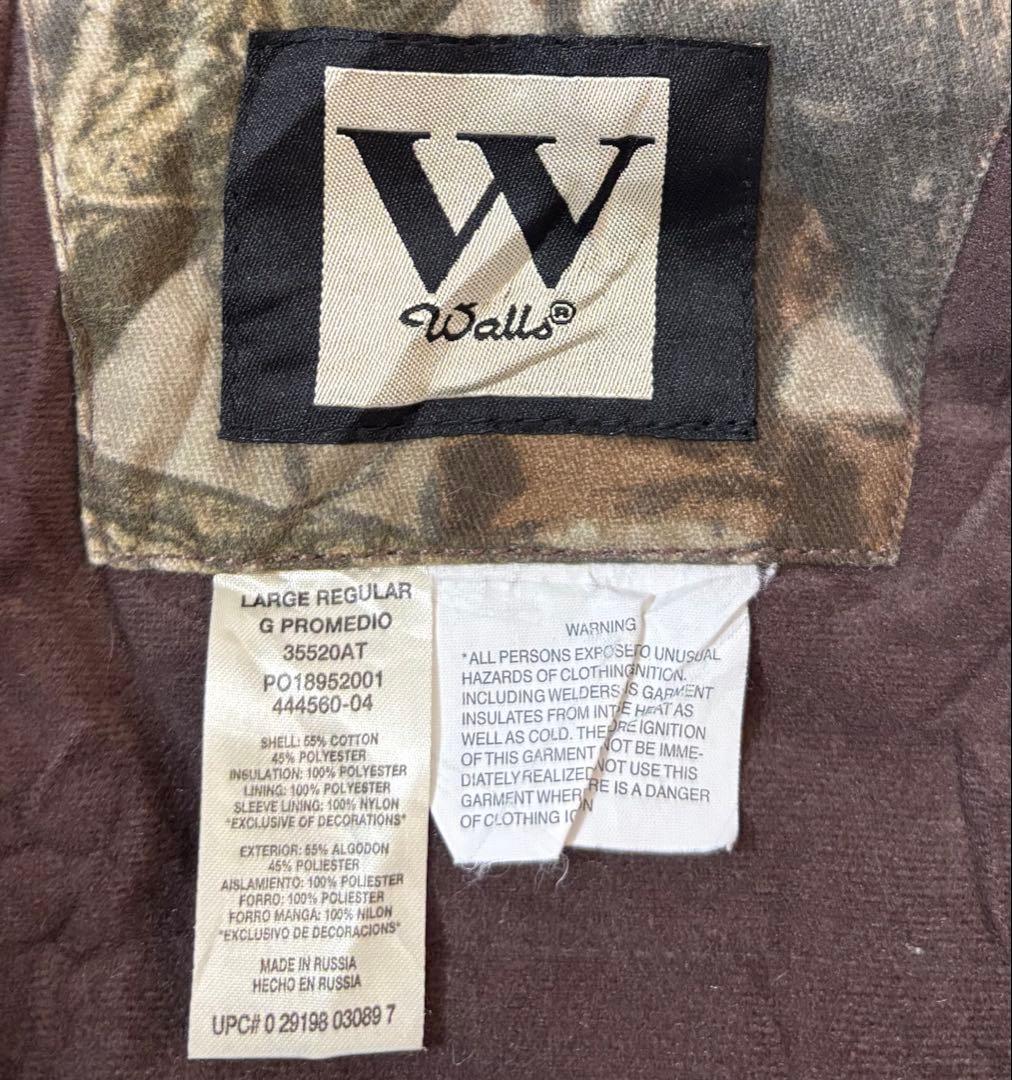 Walls ウォールズ リアルツリーカモ バック刺繍ロゴ アクティブ