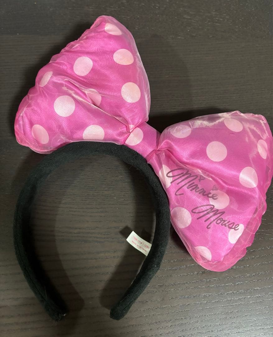 ディズニー公式ミニーカチューシャまとめ売り3点 ほぼ未使用 - メルカリ