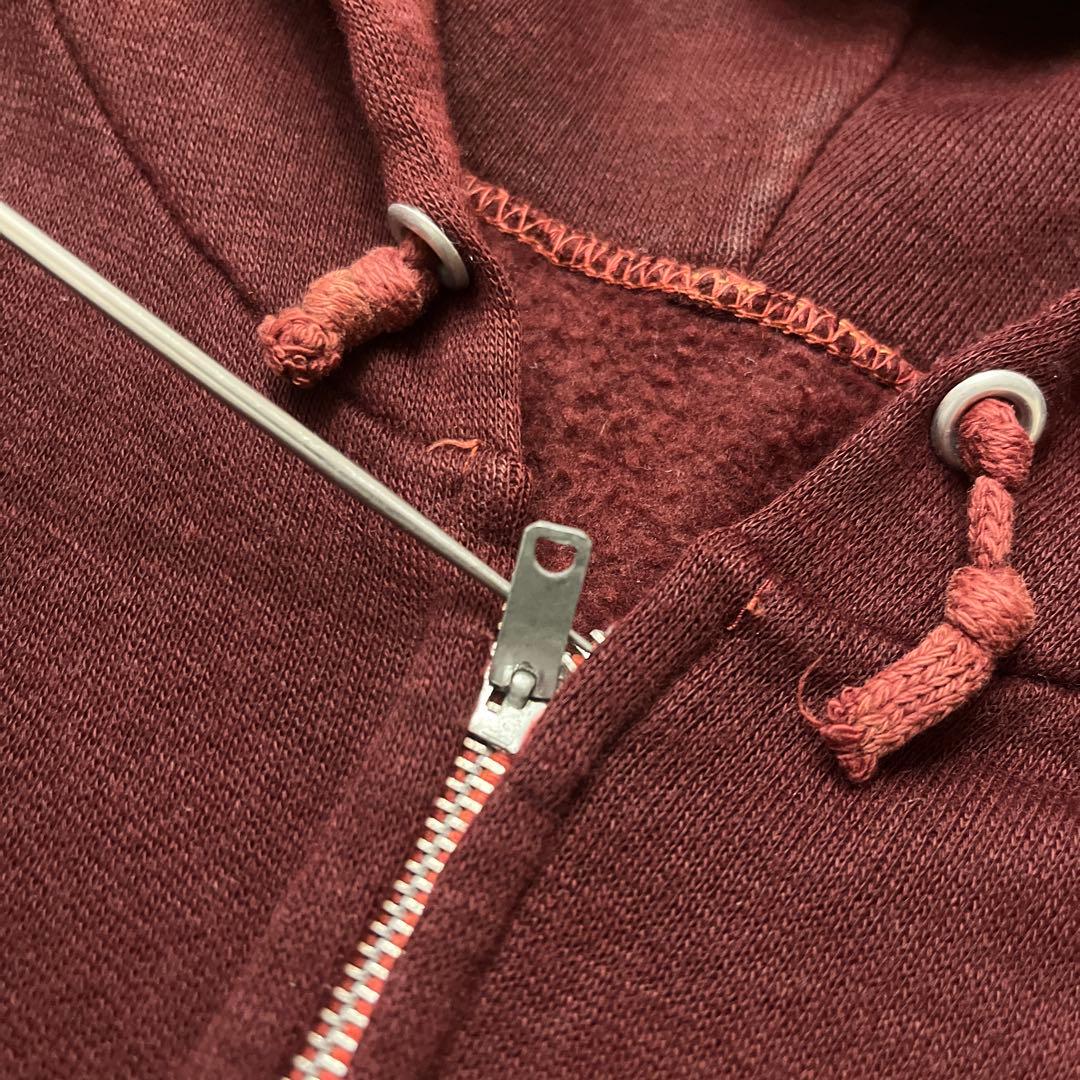60s vintage IDEAL 片爪 アルミジップ ジップパーカー 小豆 - メルカリ