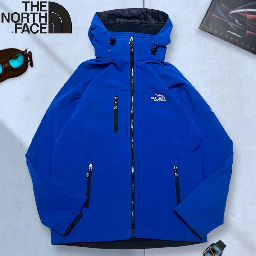 THE NORTH FACE マウンテンパーカー M 青 ゴアテックス 防水透湿