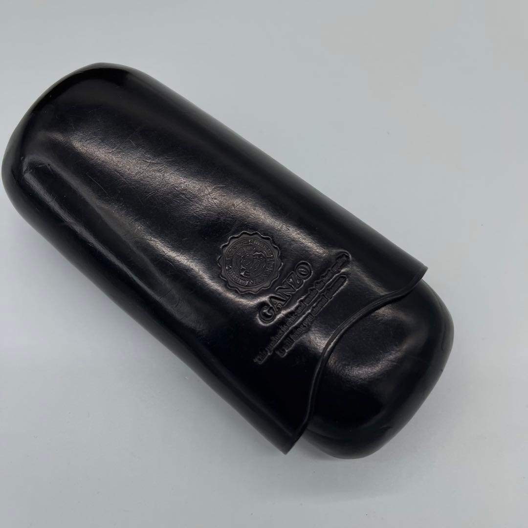 GANZO ガンゾ レザー MAESTRO2 メガネケース ブラック - メルカリ