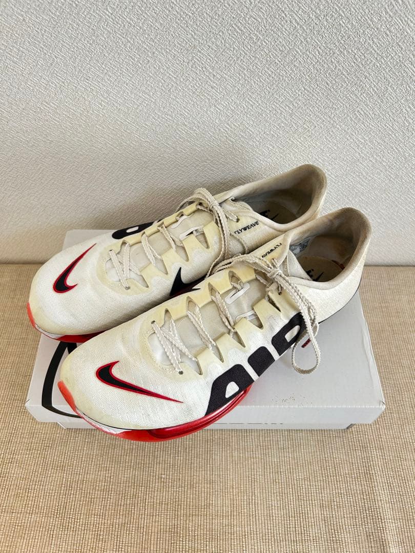 Nike AIR ZOOM MAXFLY マックスフライ 白モアテン27.0cm - メルカリ