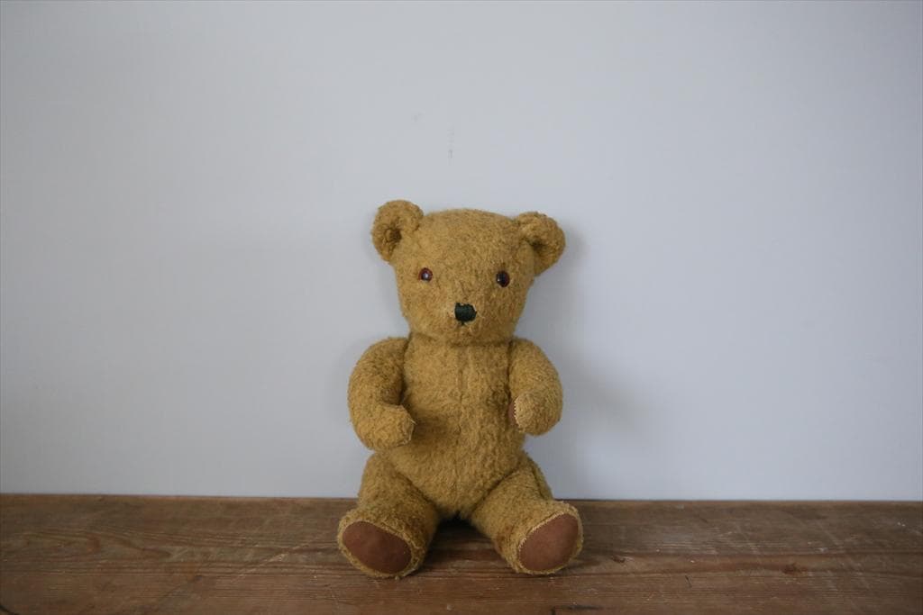 英国アンティークテディベア/くまのぬいぐる/熊オブジェ/ブラウン茶色85-150 イギリスから届いた世界中で愛され続けるテディベアやぬいぐるみ