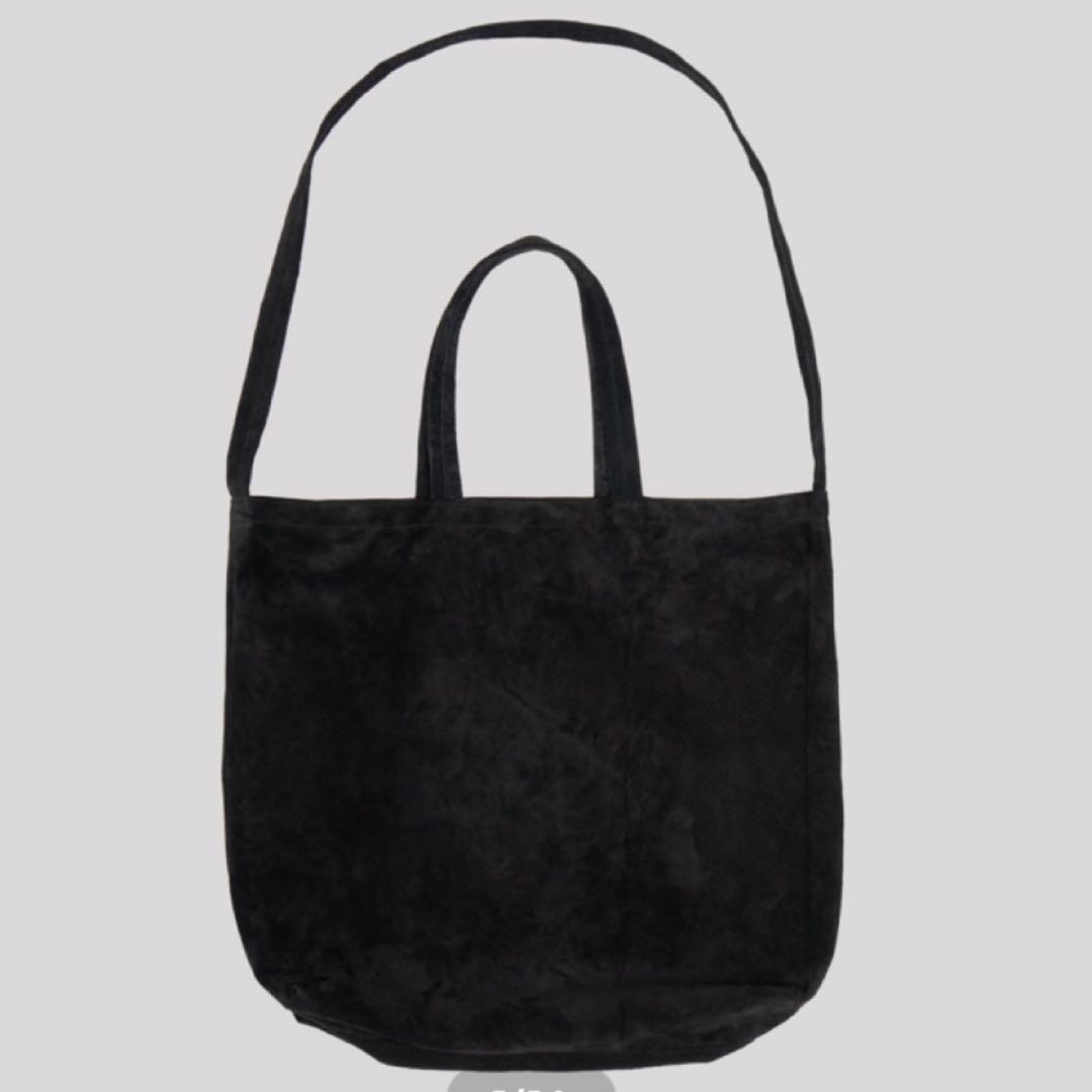 DECi Suede Tote Bag L Black デシ ovy kaja - メルカリ