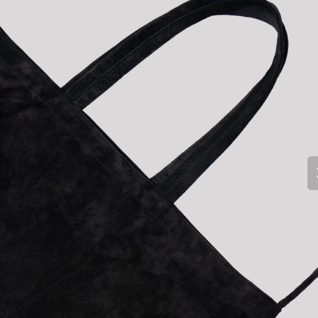 DECi Suede Tote Bag L Black デシ ovy kaja - メルカリ