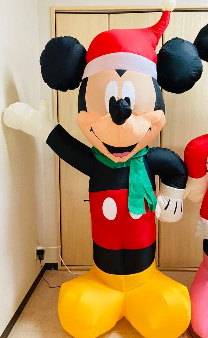 ☆ 特大級！180cm 〝可愛〟ミッキー ミニー サンタ クリスマス ☆