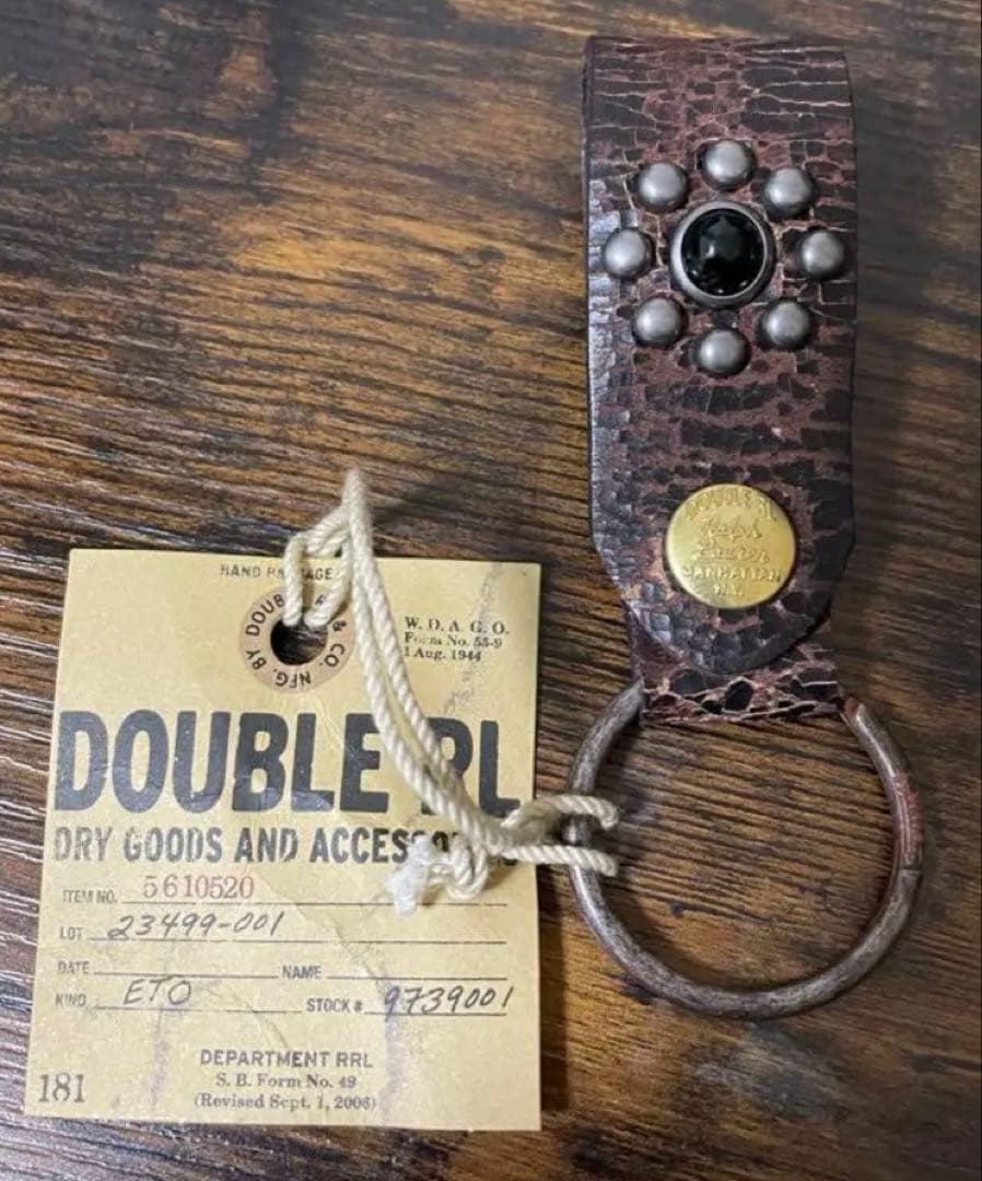 ☆RRL☆新品未使用☆スタッズキーホルダーリング☆廃盤☆ラルフrrl 生産