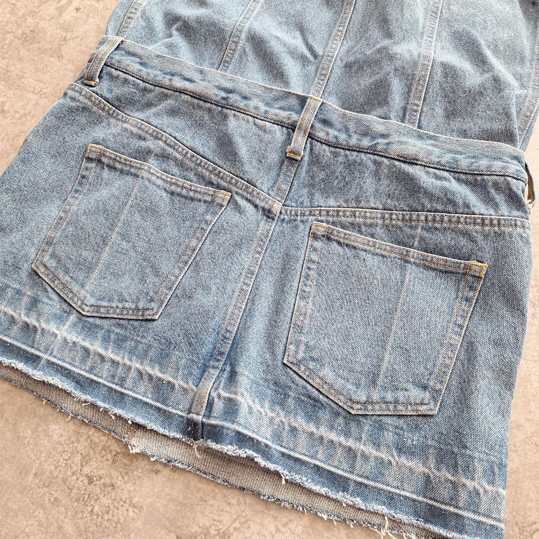 TOGA PULLA トーガプルラ デニム ジャンパードレス ベスト ワンピース