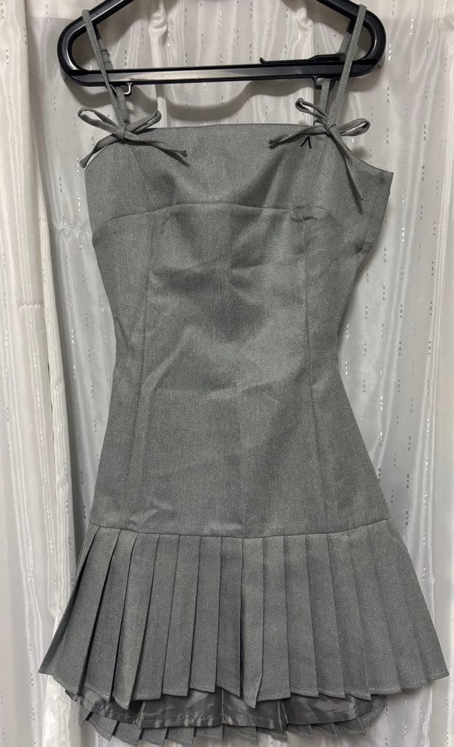 Karen knit set mini dress gray - メルカリ