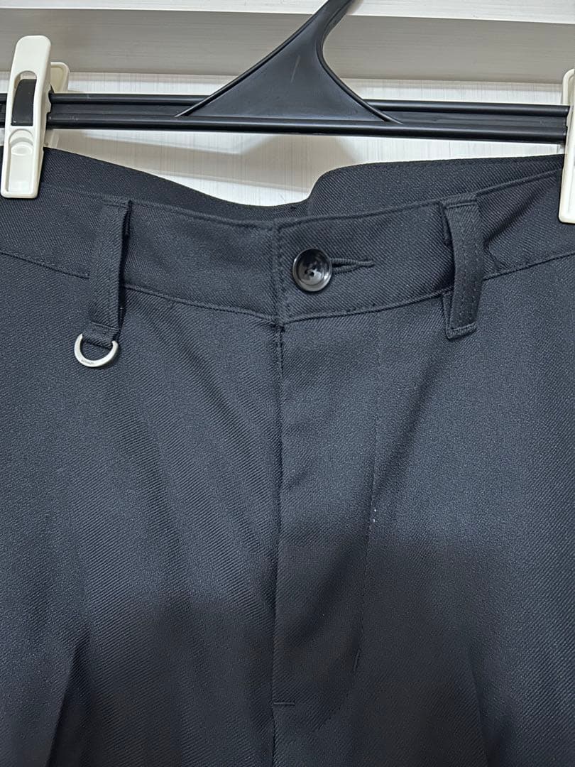 新品未使用 SOPNET. 黒 スラックス フロントタック Dリング付き