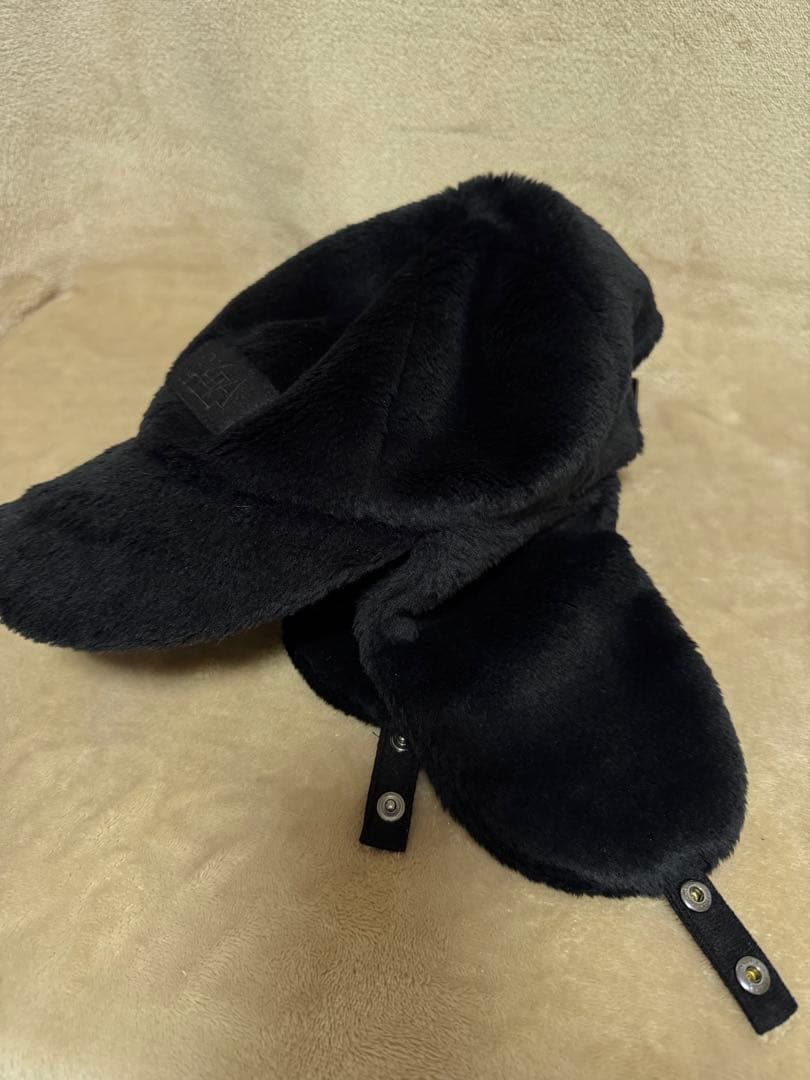 CA4LA 防寒 キャップ 耳当て付き ブラック - メルカリ