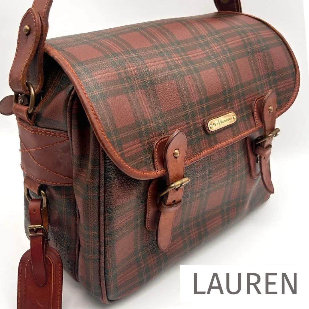 古着好きに大人気✨ ラルフローレン メッセンジャーバッグ ヴィンテージ 希少色✨ 中古・古着通販】RALPH LAUREN (ラルフローレン) ミリタリー