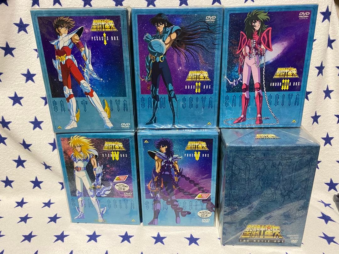 一部未開封あり】 聖闘士星矢 DVD 全巻セット フィギュア付き - メルカリ