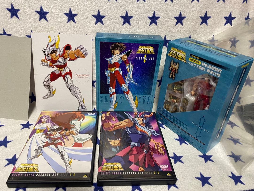 一部未開封あり】 聖闘士星矢 DVD 全巻セット フィギュア付き - メルカリ