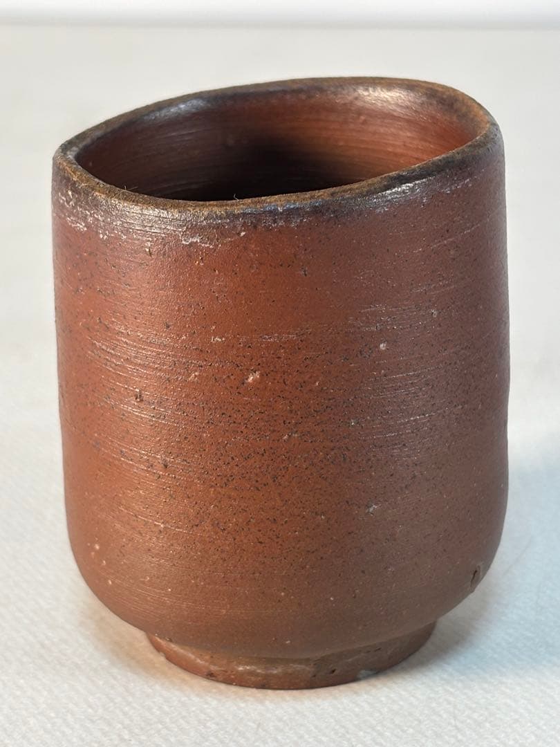 備前焼 人間国宝 藤原 啓 湯呑み 陶印有り - メルカリ