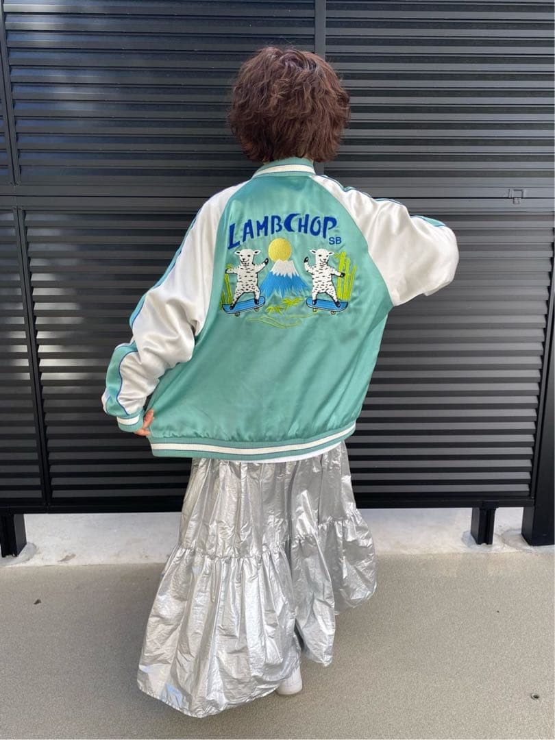 ラムチョップスケート｜スカジャン　Sブルゾン　グラニフ 未使用 レベル】 graniph グラニフ ラムチョップスケート スカジャン