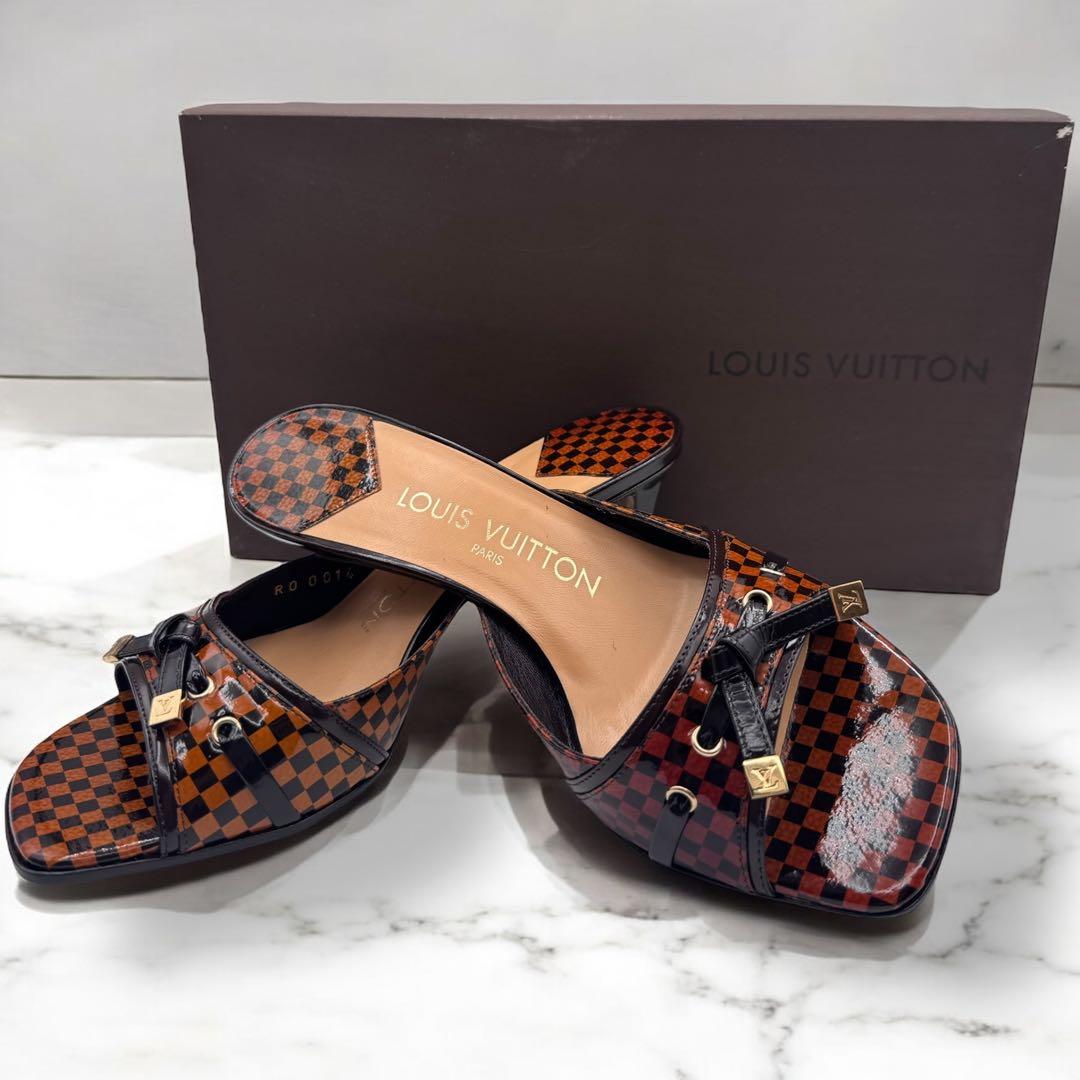 LOUIS VUITTON ルイヴィトン ダミエ ミュール 36 ヒール 楽天市場】ルイヴィトン ダミエ（ミュール｜レディース靴）：靴の通販