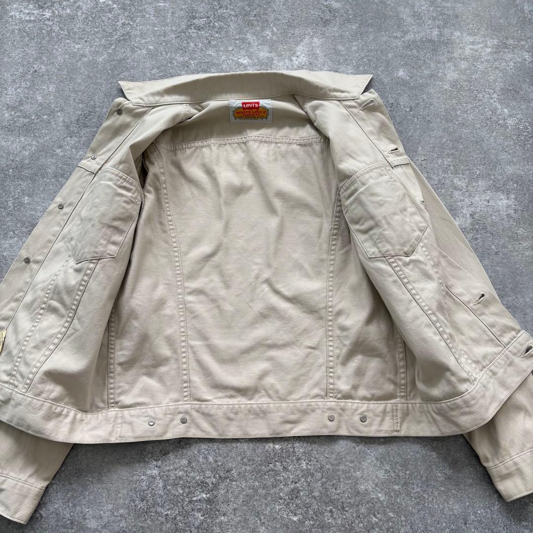 LEVI'S】 WHITE JACKETS 90s リーバイス ピケジャケット - メルカリ