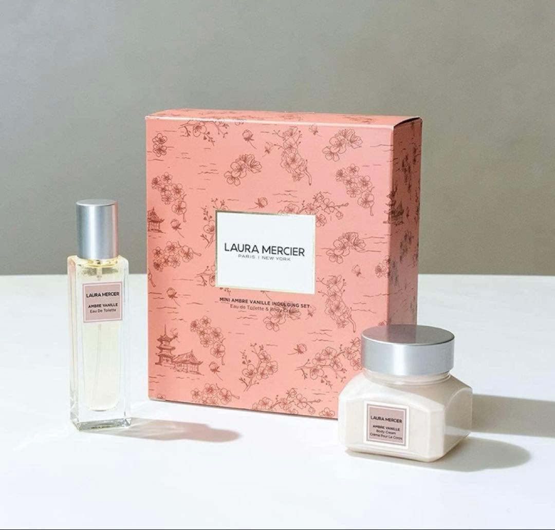 ローラメルシエ アンバーバニラ 香水 クリーム ミニサイズセット