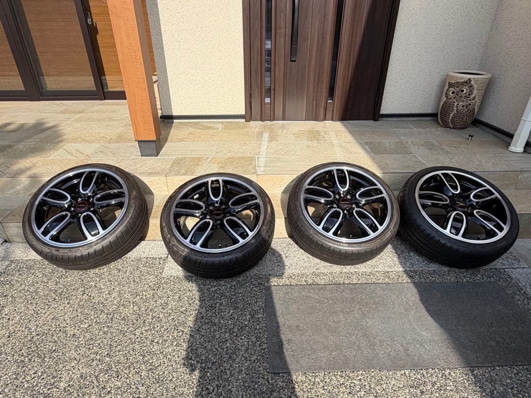 18インチ 205/40R18 ミニJCW純正タイヤホイールセット 2022年製 新車外し】MINI F56 ミニクーパー ジョンクーパーワークス