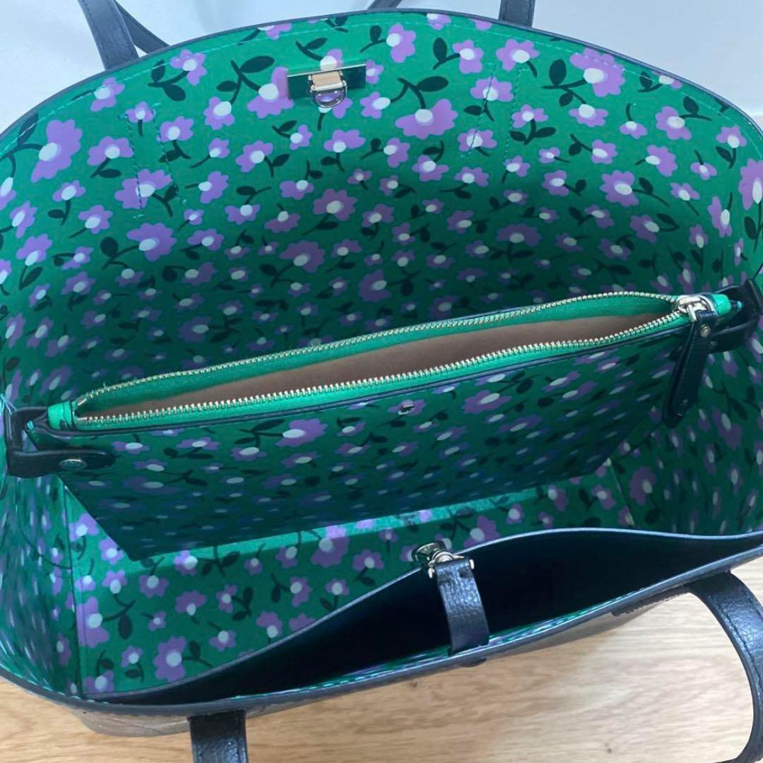 絶品グース wife様専用 kate spade 黒レザーA4トートバッグ