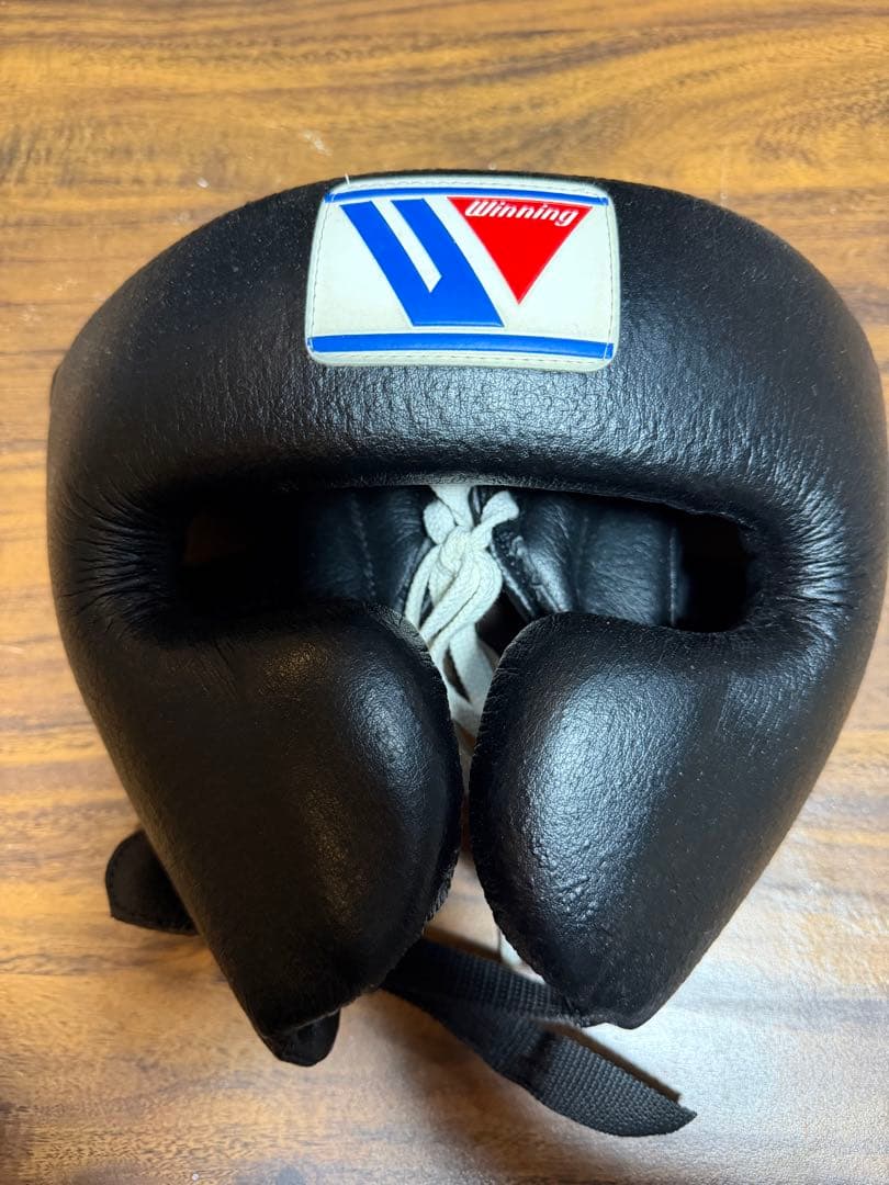 Winning ボクシング ヘッドギア ブラック ウイニング(WINNING) ボクシング ヘッドギア フェイスガードタイプ