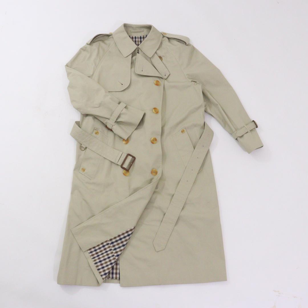 iiAquascutum アクアスキュータム トレンチコート クラブ クラブチェック トレンチコート