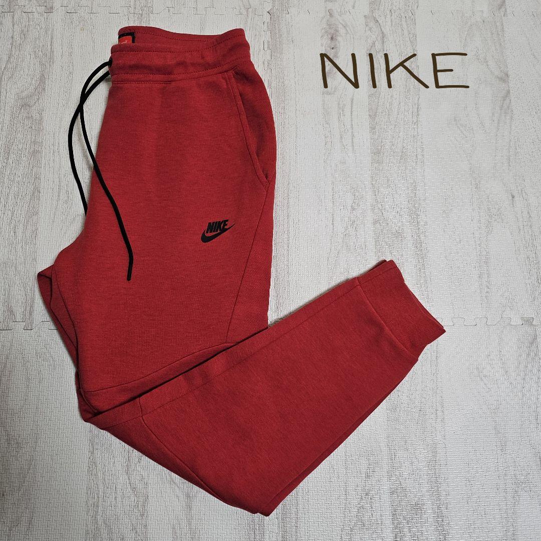 NIKE テックフリースパンツ 赤タグ 廃盤カラー - メルカリ