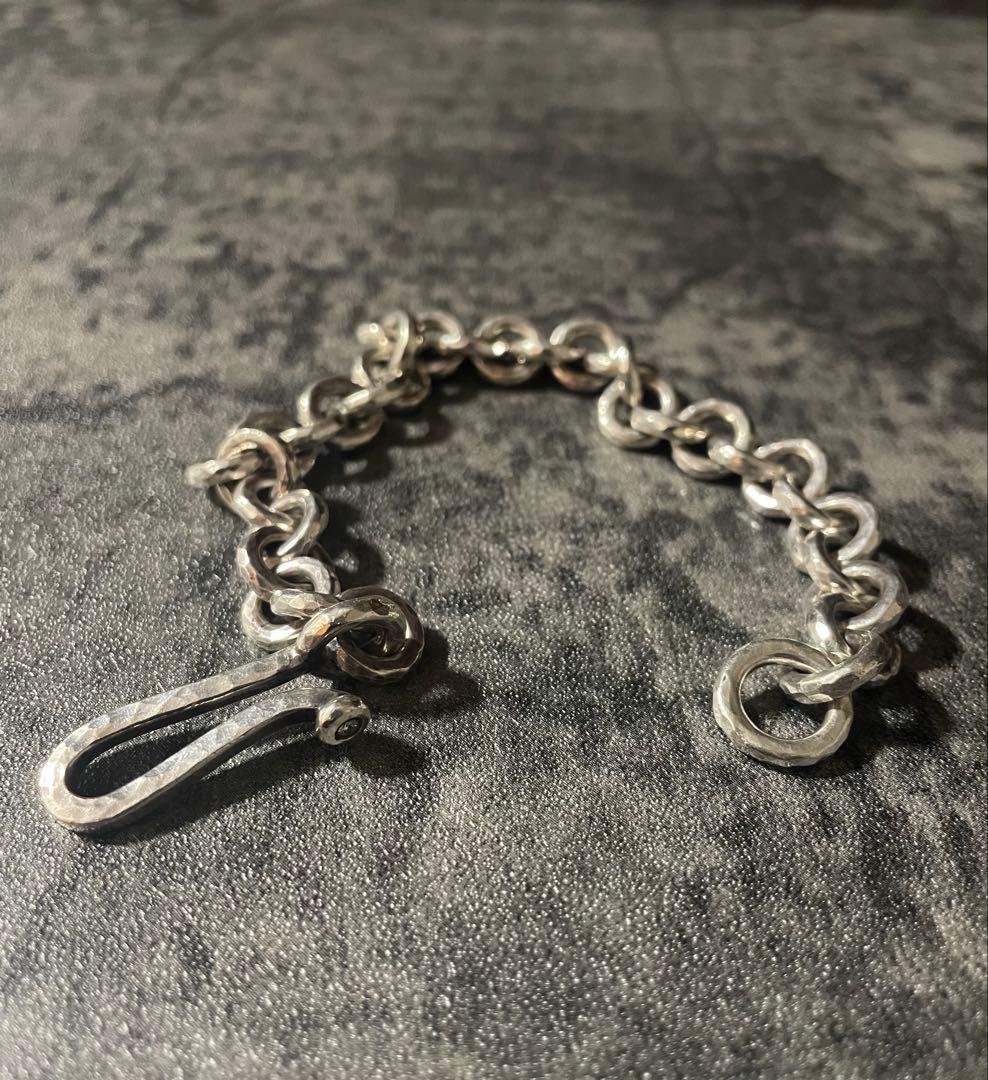 専用　マルコムベッツ　シルバーチェーンダイヤ付きブレスレット 専用 マルコムベッツ シルバーチェーンダイヤ付きブレスレット - メルカリ