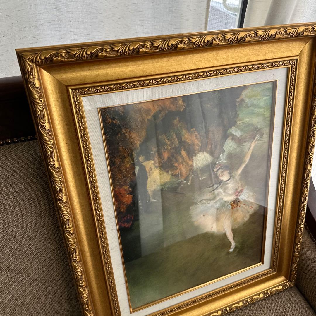 ドガ バレリーナ油彩額縁 - メルカリ