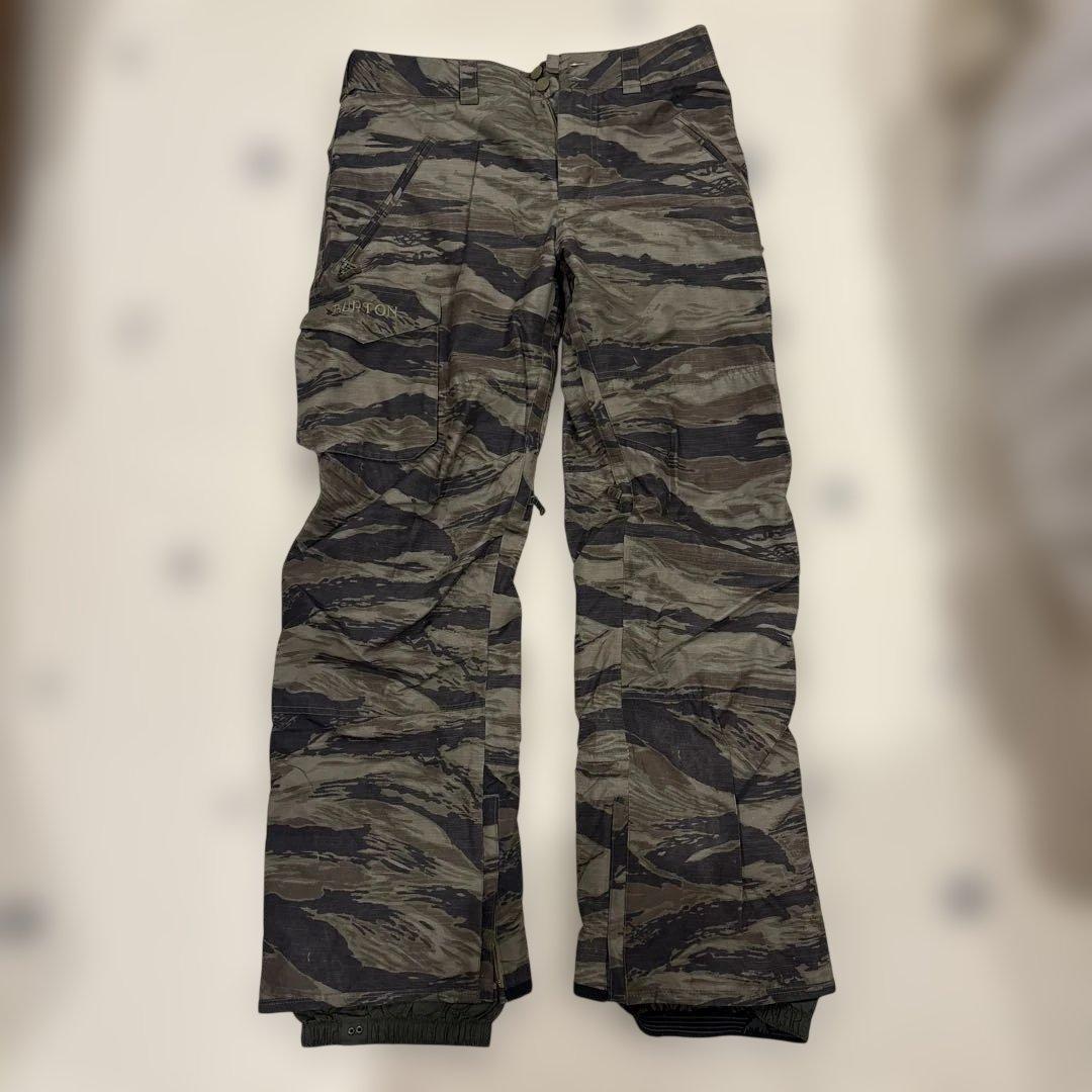 BURTON 迷彩柄 スノーボードパンツ BURTON バートン Living Lining スノーボード パンツ 迷彩