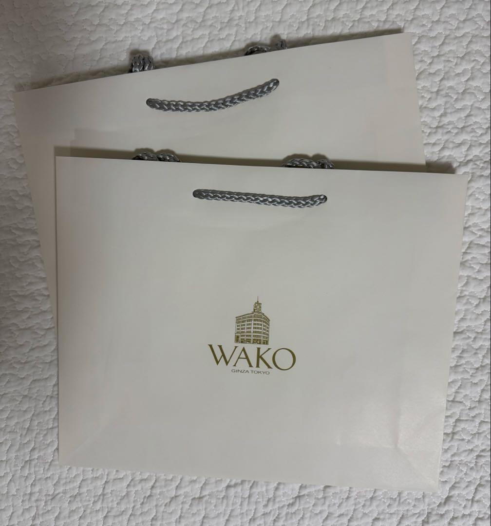 和光限定 フェイラーWAKO TREE ハンカチ（ブラック1枚・グリーン1枚