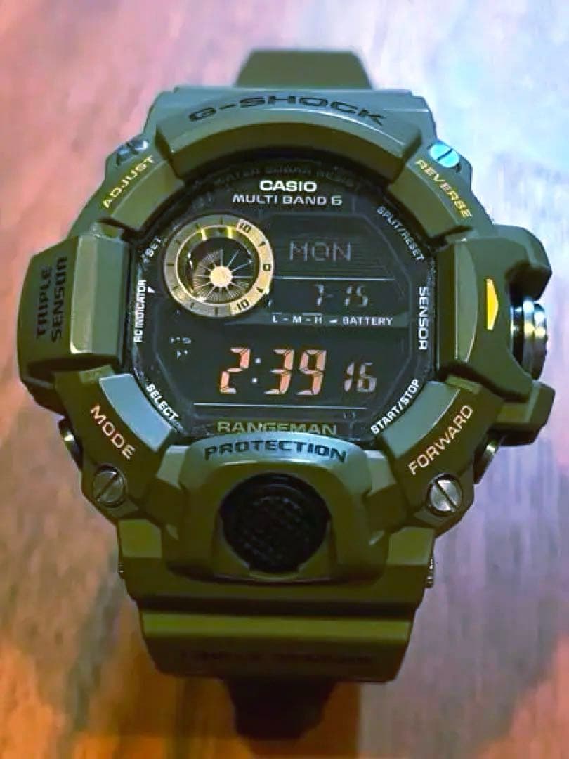 本日値下げ極美品CASIO G-SHOCK GW-9400 レンジマン カーキ - メルカリ