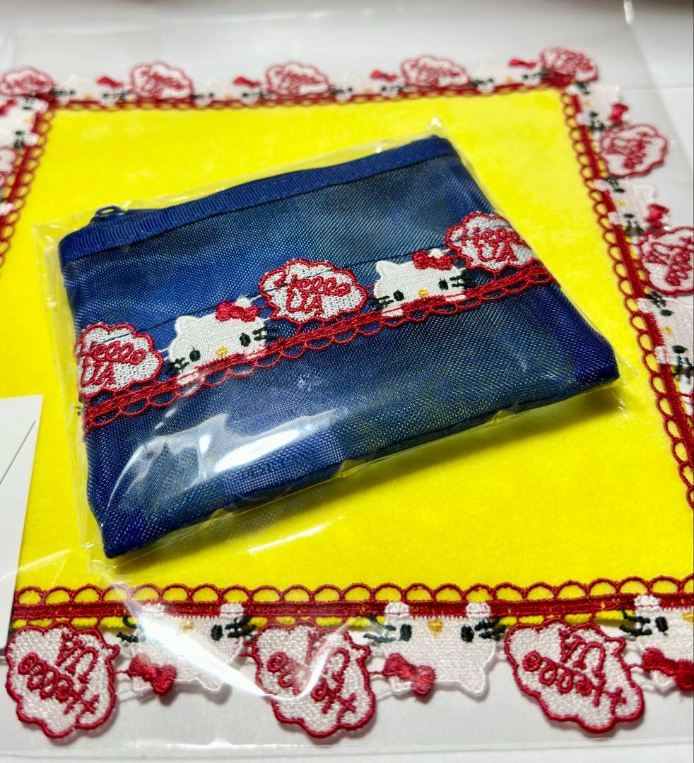 近沢レース キティ ユナイテッドアローズコラボ ハンカチ＆ポーチS