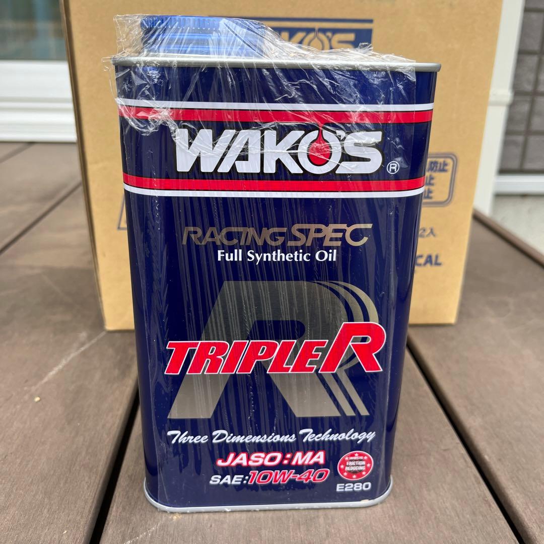 WAKO'S TRIPLE R 4缶　フルシンセティックオイル 10W-40 Webike | WAKOS ワコーズ TR-40 トリプルアール【10W-40】【1L】【4