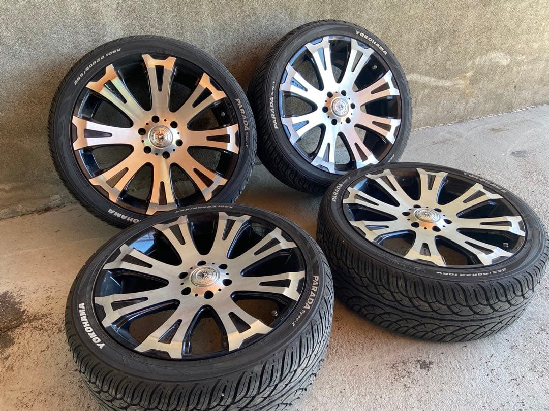 265/40R22 ゴールドマンクルーズ タイタン プラド ハイラ