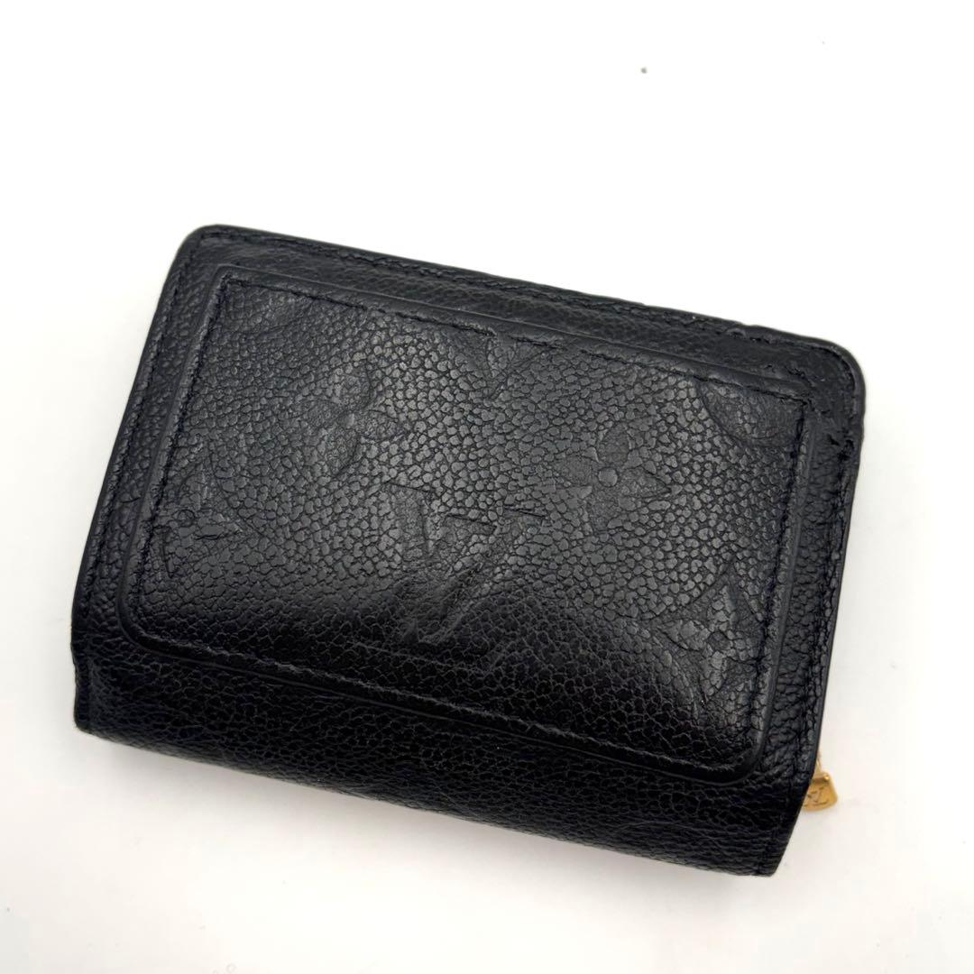 IC搭載　ヴィトン　ポルトフォイユ　クレア　アンプラント　ブラック LOUIS VUITTON（ルイ・ヴィトン） ポルトフォイユ クレア 二つ折り財布