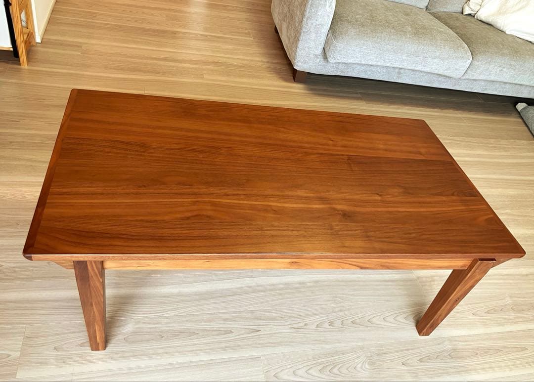 こたつ　テーブル W1200 unico METTE(メッテ)　ウォールナット こたつ テーブル W1200 unico METTE(メッテ) ウォールナット - メルカリ