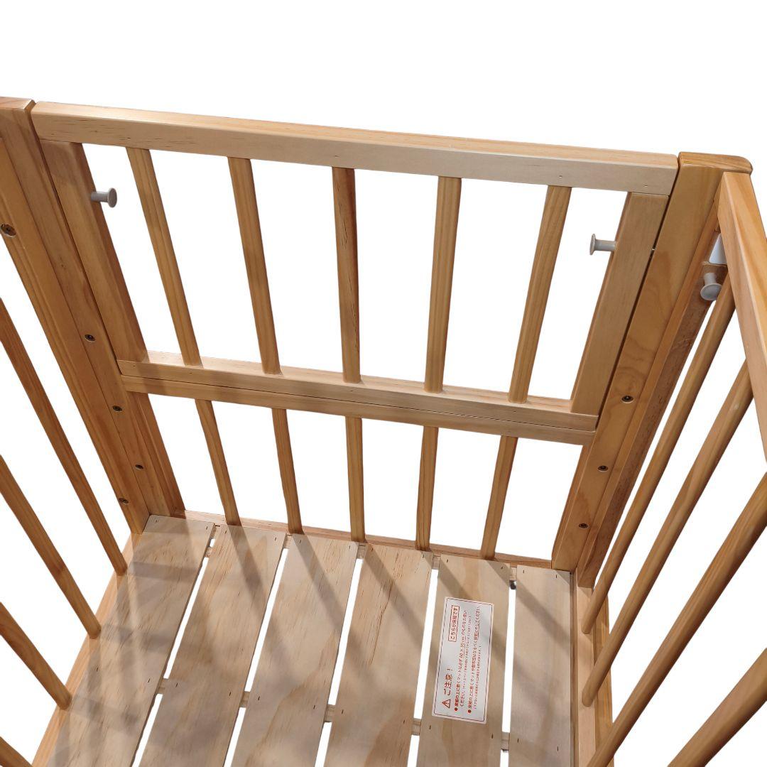 大和屋 そいねーる ミニベビーベッド ナチュラル 添い寝 延長ベルト