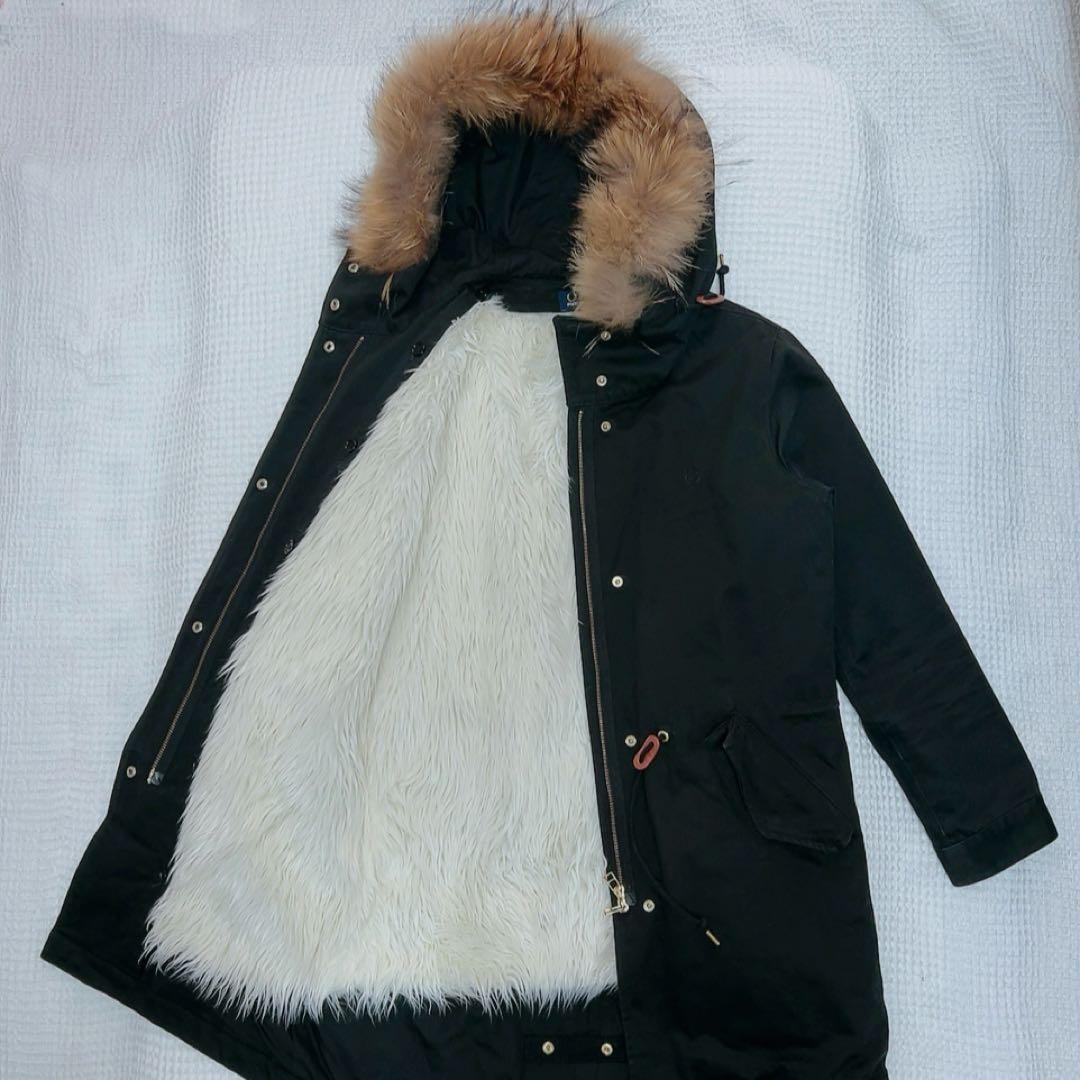 ラナ様】FRED PERRY モッズコート ファー ライナー フィッシュテール