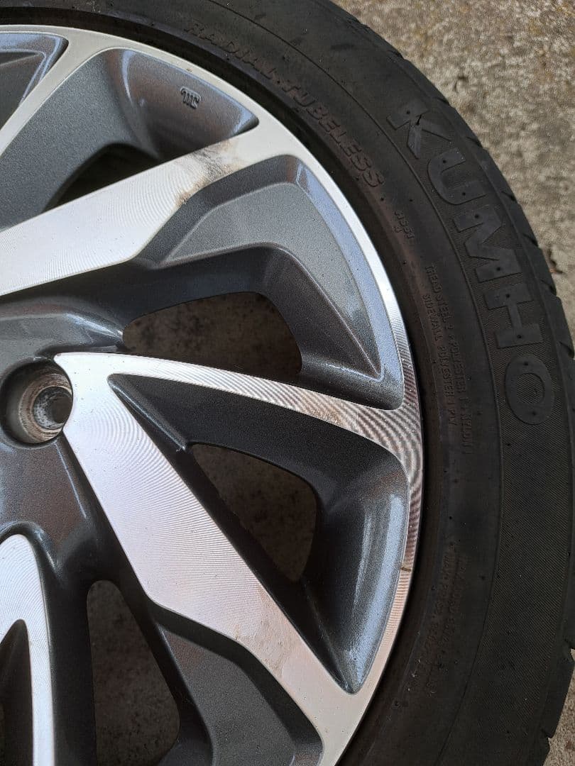 15×4.5J+45 4H100スズキ純正！+165/55R15×4送料￥900