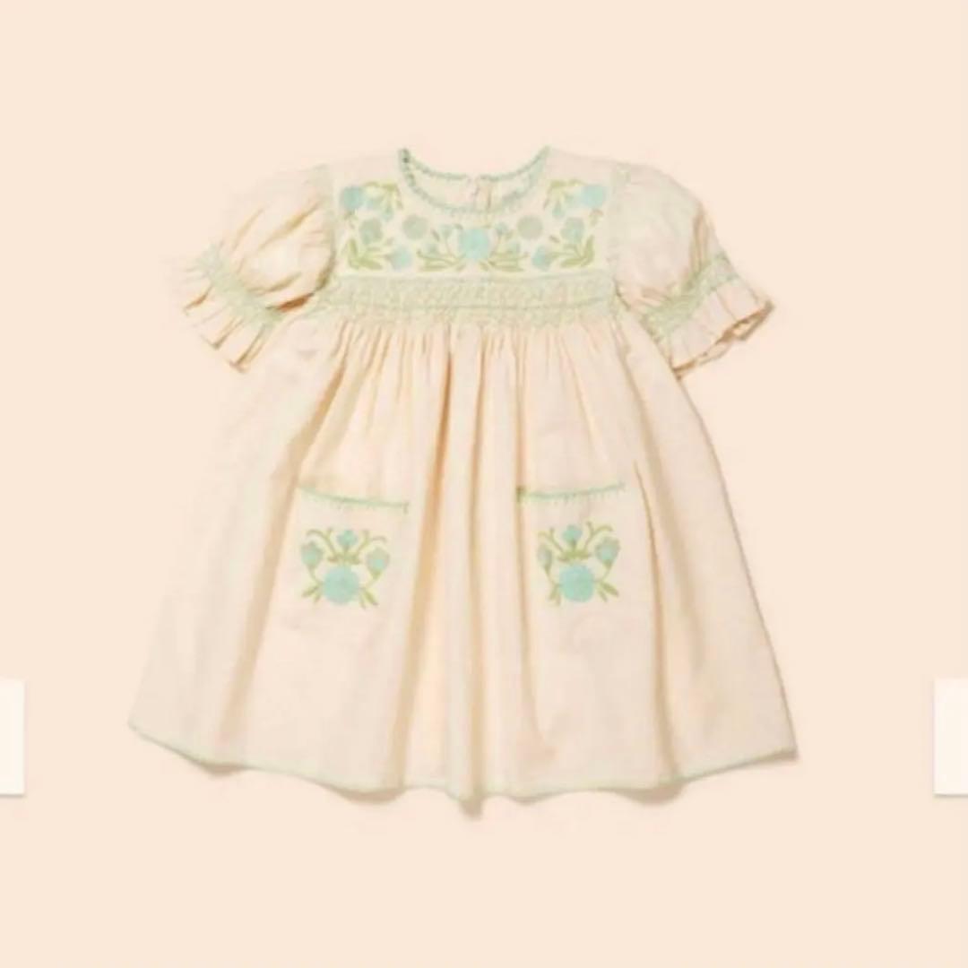 apolina kids◾️Dora dress Milk 3-5y - メルカリ